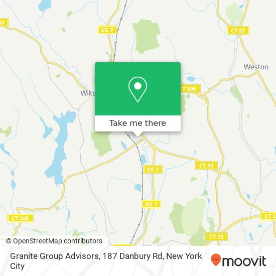 Granite Group Advisors, 187 Danbury Rd map