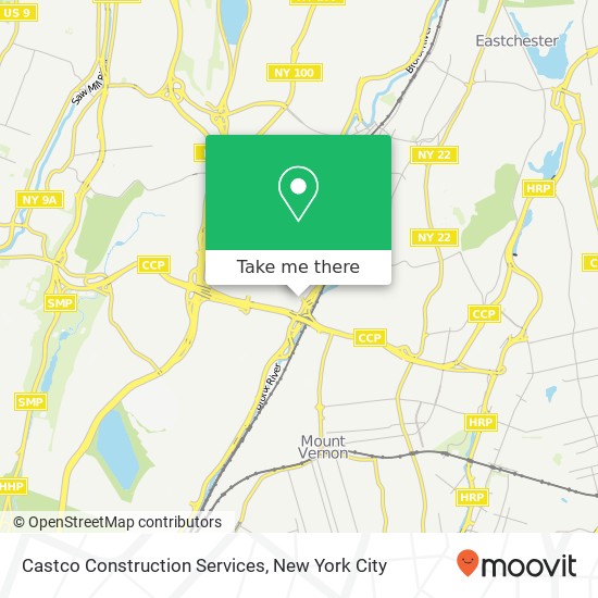 Mapa de Castco Construction Services