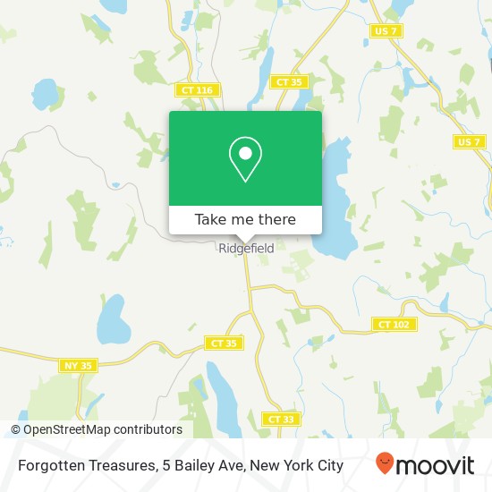 Mapa de Forgotten Treasures, 5 Bailey Ave
