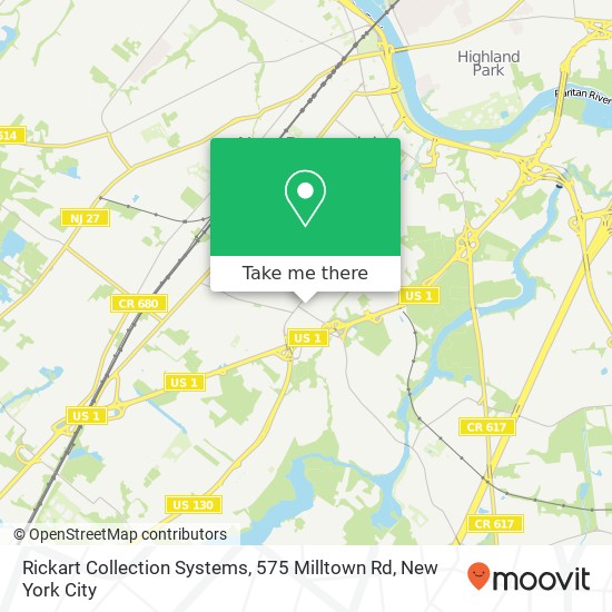 Rickart Collection Systems, 575 Milltown Rd map