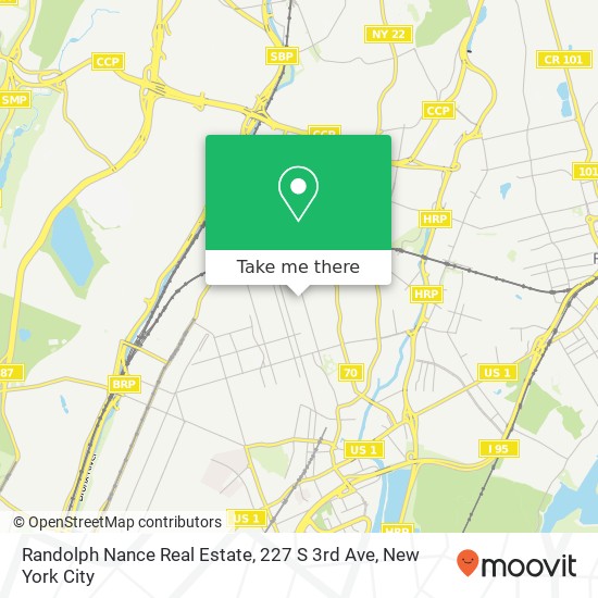 Mapa de Randolph Nance Real Estate, 227 S 3rd Ave