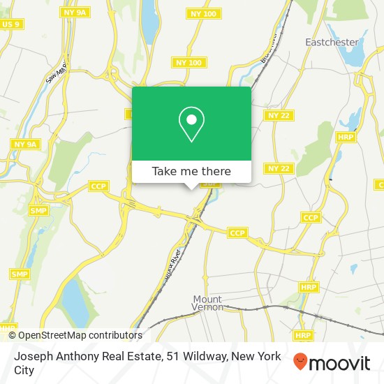 Mapa de Joseph Anthony Real Estate, 51 Wildway