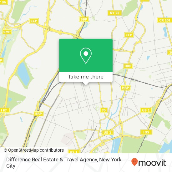 Difference Real Estate & Travel Agency map