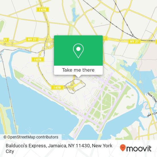 Mapa de Balducci's Express, Jamaica, NY 11430