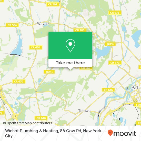 Wichot Plumbing & Heating, 86 Gow Rd map