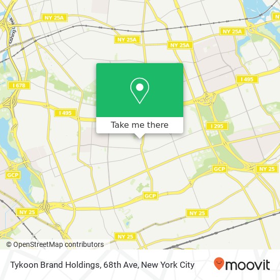 Tykoon Brand Holdings, 68th Ave map