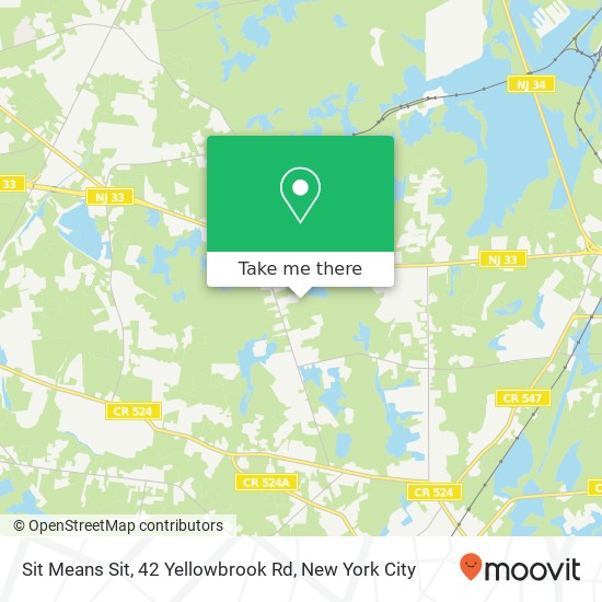 Sit Means Sit, 42 Yellowbrook Rd map