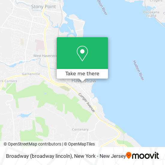 Broadway (broadway lincoln) map