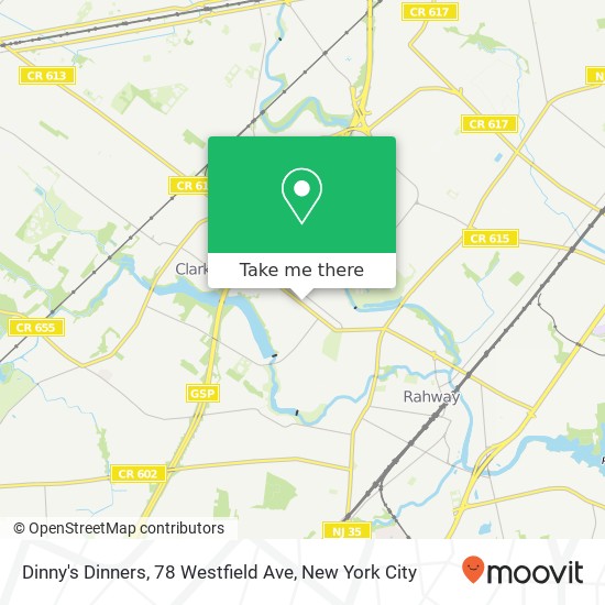 Dinny's Dinners, 78 Westfield Ave map