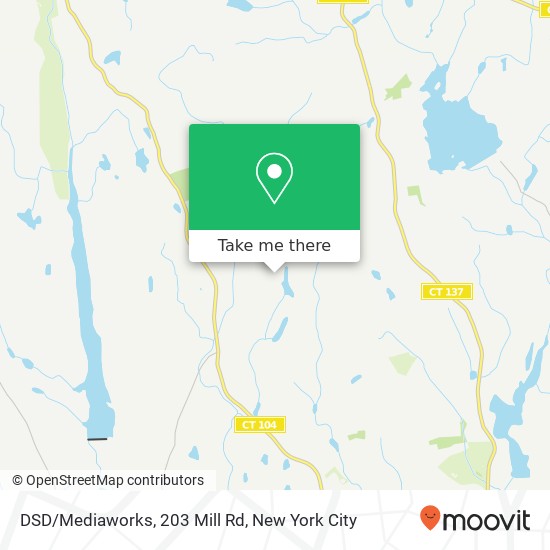 Mapa de DSD/Mediaworks, 203 Mill Rd