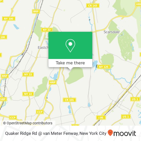 Mapa de Quaker Ridge Rd @ van Meter Fenway
