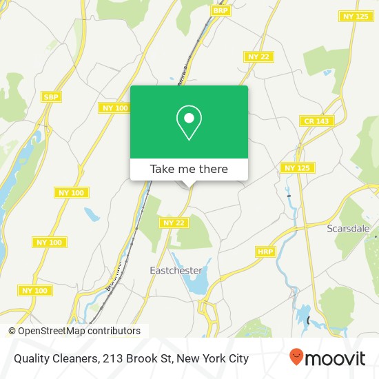 Quality Cleaners, 213 Brook St map