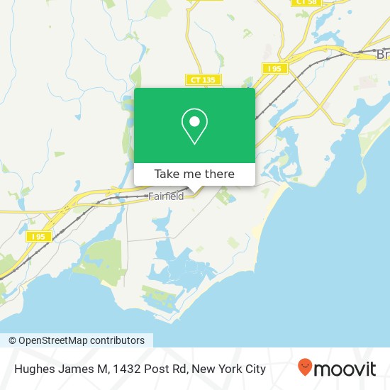 Hughes James M, 1432 Post Rd map