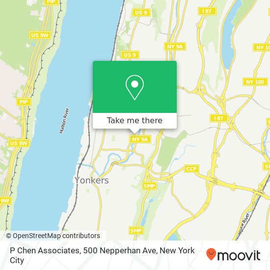 P Chen Associates, 500 Nepperhan Ave map