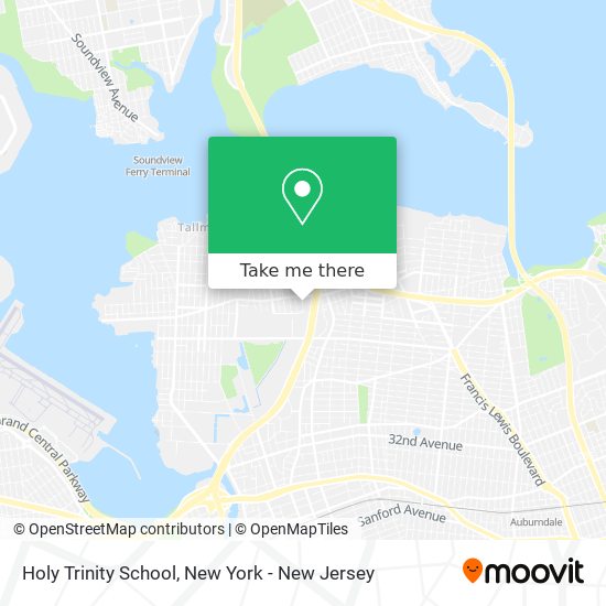 Holy Trinity School map