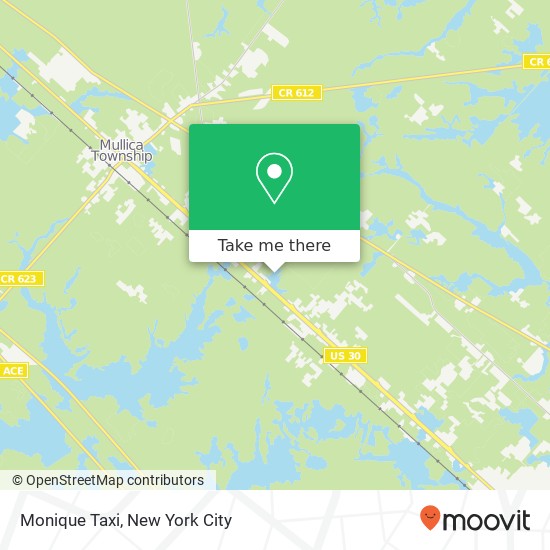 Mapa de Monique Taxi