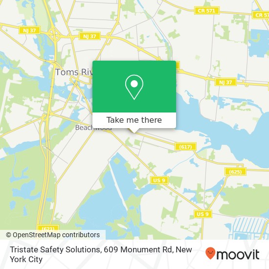 Tristate Safety Solutions, 609 Monument Rd map