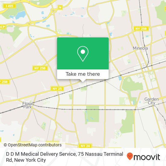 D D M Medical Delivery Service, 75 Nassau Terminal Rd map