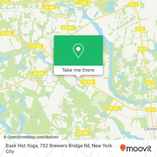 Bask Hot Yoga, 702 Brewers Bridge Rd map