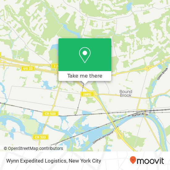 Wynn Expedited Logistics map