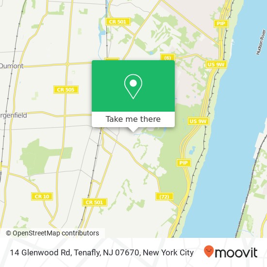 14 Glenwood Rd, Tenafly, NJ 07670 map