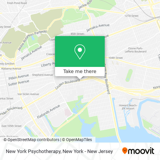 Mapa de New York Psychotherapy