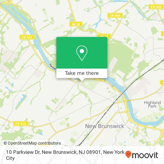 10 Parkview Dr, New Brunswick, NJ 08901 map