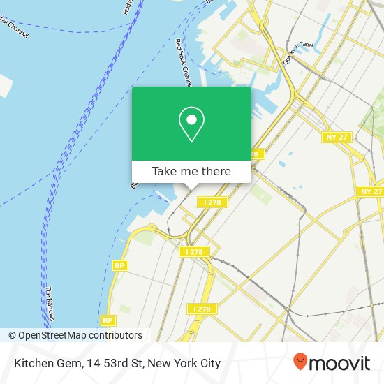 Mapa de Kitchen Gem, 14 53rd St