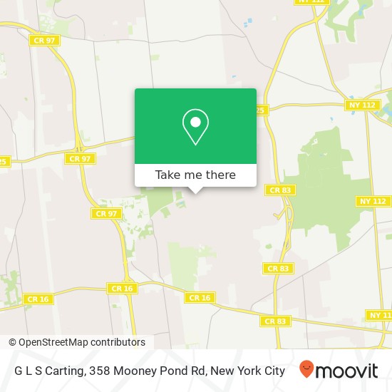 G L S Carting, 358 Mooney Pond Rd map