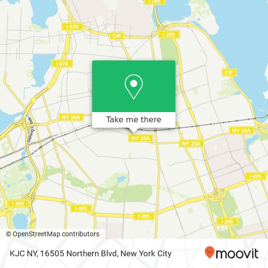 KJC NY, 16505 Northern Blvd map