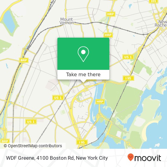 WDF Greene, 4100 Boston Rd map
