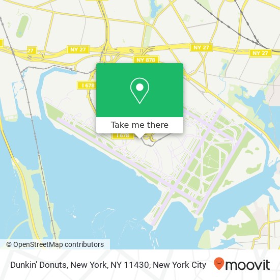 Mapa de Dunkin' Donuts, New York, NY 11430