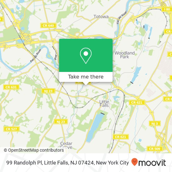 99 Randolph Pl, Little Falls, NJ 07424 map