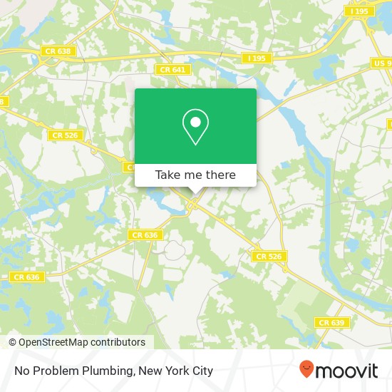 Mapa de No Problem Plumbing