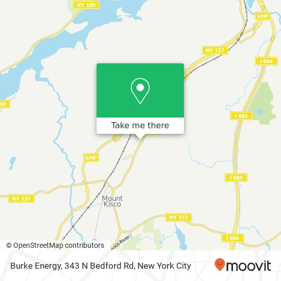 Mapa de Burke Energy, 343 N Bedford Rd