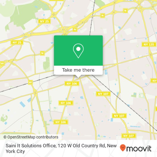 Saini It Solutions Office, 120 W Old Country Rd map