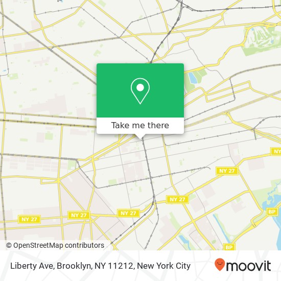 Liberty Ave, Brooklyn, NY 11212 map