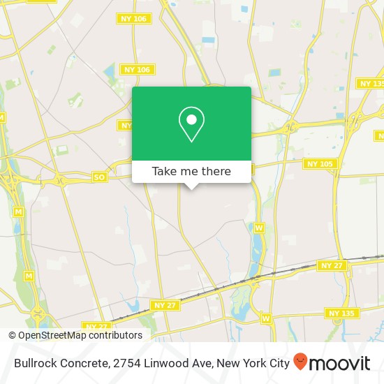 Bullrock Concrete, 2754 Linwood Ave map