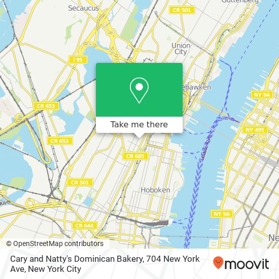 Cary and Natty's Dominican Bakery, 704 New York Ave map