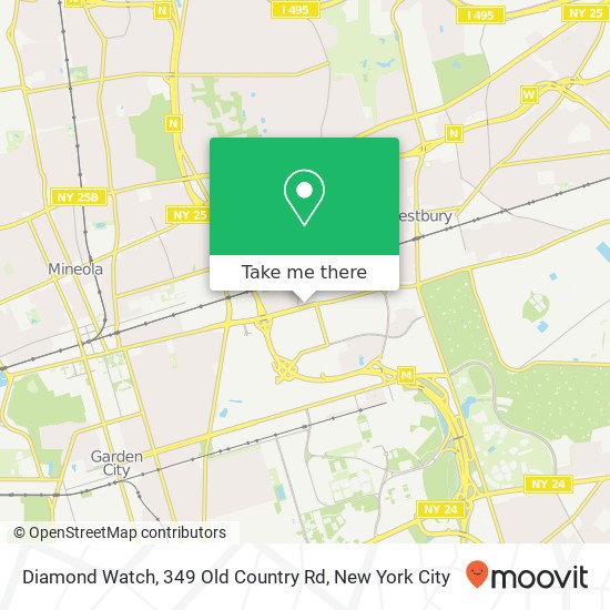 Diamond Watch, 349 Old Country Rd map