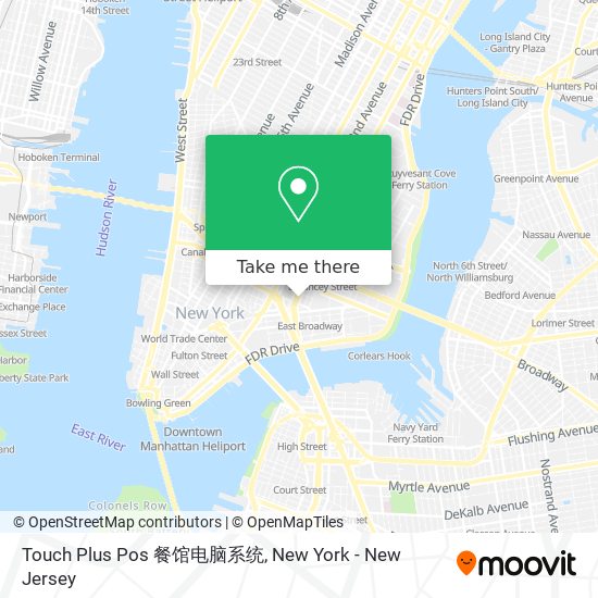 Mapa de Touch Plus Pos 餐馆电脑系统