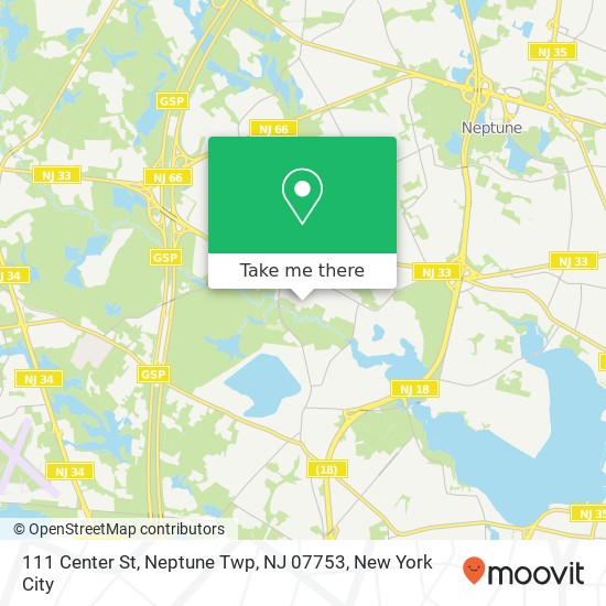 111 Center St, Neptune Twp, NJ 07753 map