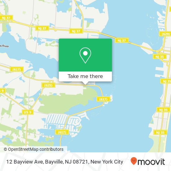 12 Bayview Ave, Bayville, NJ 08721 map