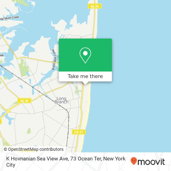 K Hovnanian Sea View Ave, 73 Ocean Ter map