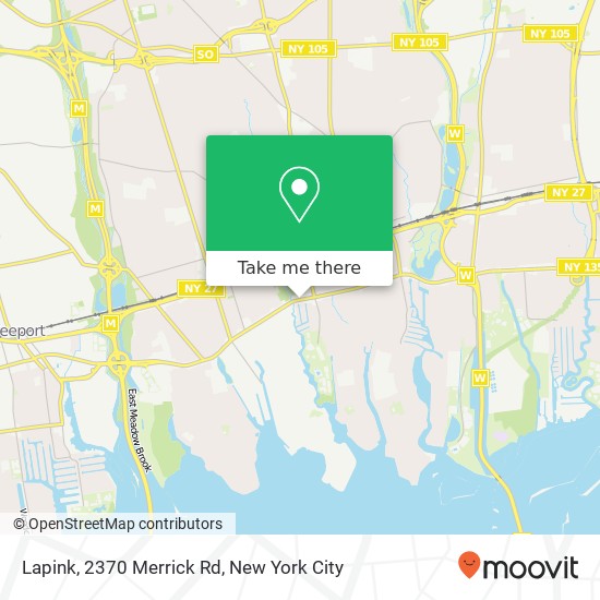 Mapa de Lapink, 2370 Merrick Rd