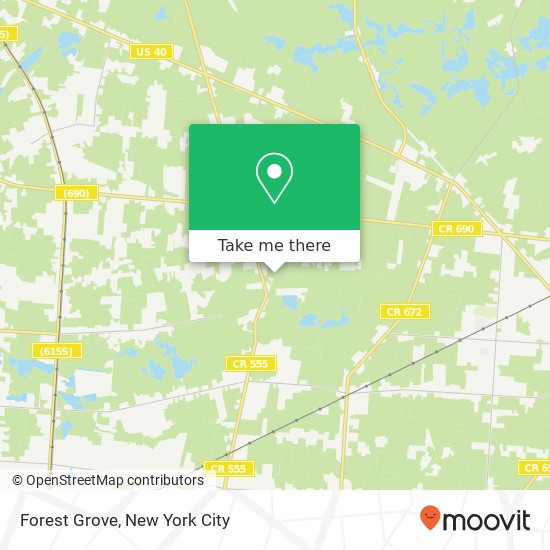 Mapa de Forest Grove