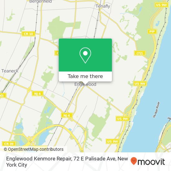 Englewood Kenmore Repair, 72 E Palisade Ave map