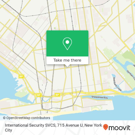 International Security SVCS, 715 Avenue U map