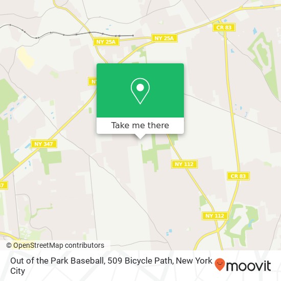 Mapa de Out of the Park Baseball, 509 Bicycle Path