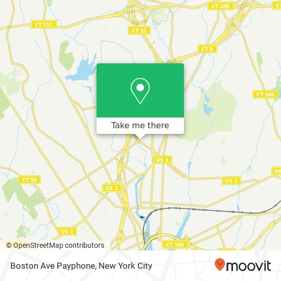 Boston Ave Payphone map